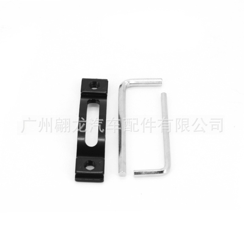 Cross-Border Hot Selling New American Car License Plate Frame Trailer Hook License Plate Frame Cut Out License Plate Holder Aluminum Alloy License Plate Holder