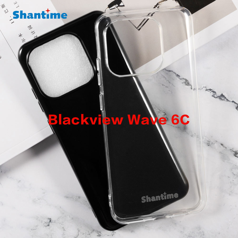 适用Blackview Wave 6C手机壳翻盖手机皮套TPU布丁套软壳