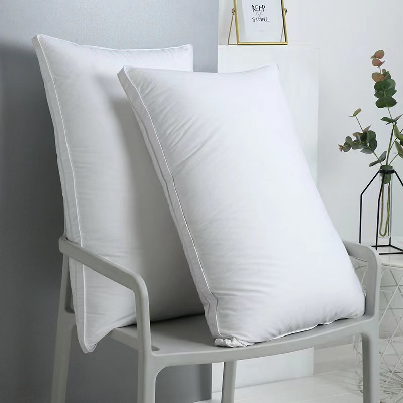 New pure cotton washable pillow core for student dorms, five-star hotel all-cotton neck protection sleep live streaming pillow manufacturer