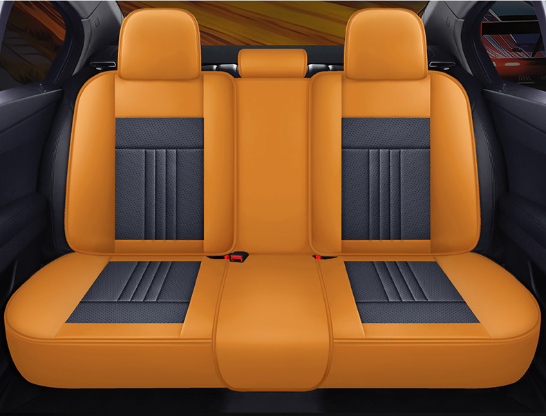 New Car Seat Cover All-Inclusive Full Leather Four-Season Universal Seat Cushion Special Nappa Leather Seat Cover Breathable Cushion Wholesale