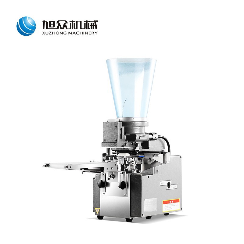Máquina semiautomática de dumplings de Xuzhong, tamaño ajustable, grosor y delgada, dumplings congelados rápidamente, dumplings al vapor y otros equipos multifuncionales