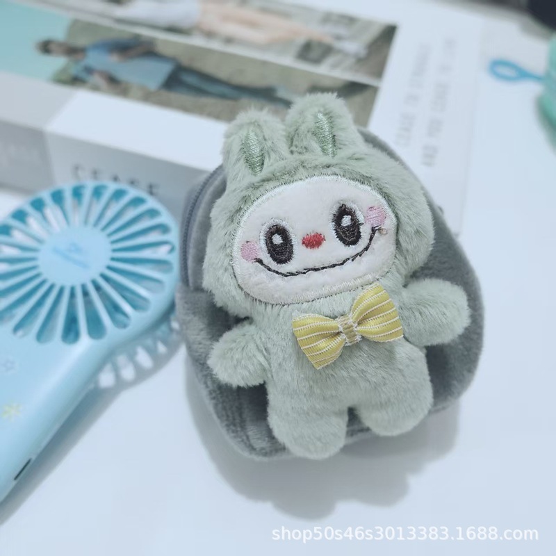 卡通毛绒小兔玛特公仔玩偶挂件少女零钱包卡包装饰钥匙扣珠链挂饰|undefined