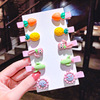 Children's cute hairgrip, fruit hairpins, cartoon hair accessory