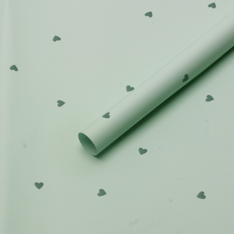 Huaxi cálido amor por el material de embalaje de ramo de flores de papel de embalaje impermeable florista material de ramo de flores