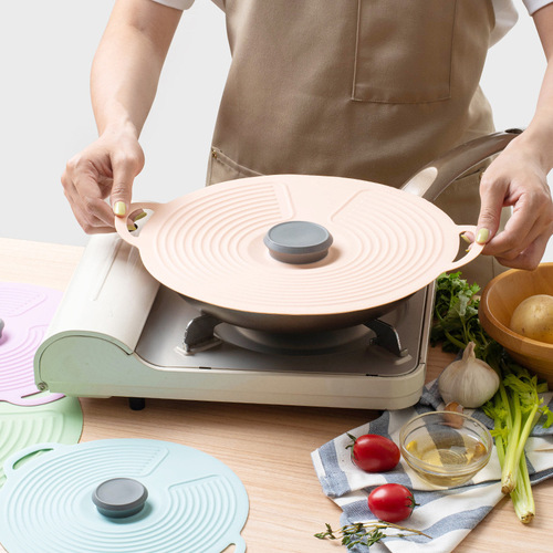 Silicone Pot Lid Refrigerator Preservation Cover Household Kitchen Utensils Silicone Cover Dust Pan Cover Bowl Cover Tableware Lid