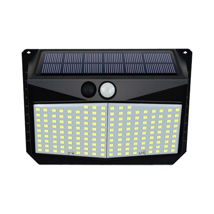クロスボーダー LED ソーラー人体センサーライトハイライトインテリジェント光制御屋外中庭ガーデンウォールライト壁ランプ|undefined