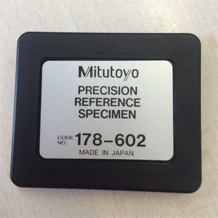 Mitutoyo Japan Sanfeng 178-602 Roughness Tester Correction Standard Sheet Roughness Template 178-602