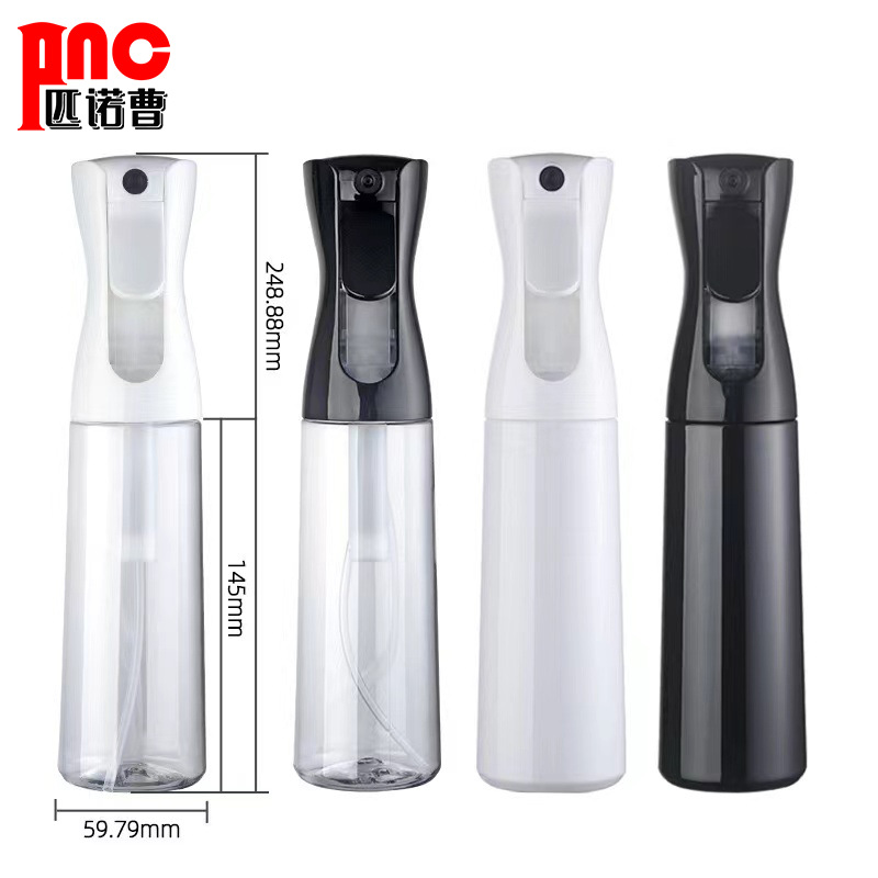 Botella pulverizadora recargable de alcohol desinfectante, botella pulverizadora continua para jardinería, hidratación, niebla fina, botella transparente recargable continua, botella sellada