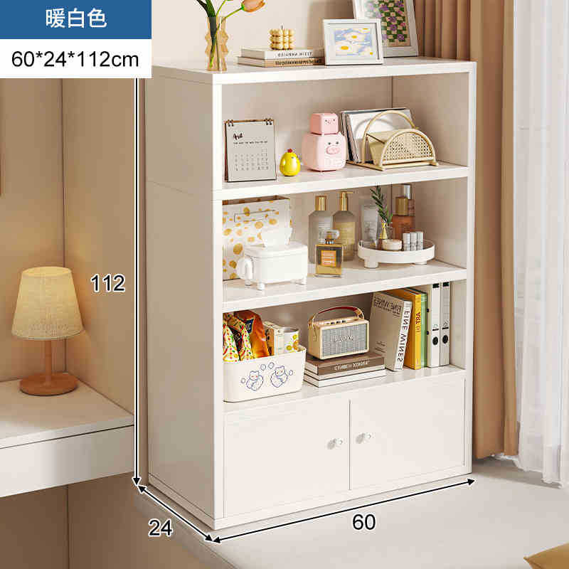 Librería pequeña en el balcón, ventana salediza, estantería, alféizar de la ventana, armario de almacenamiento, armario de almacenamiento, estante dividido de varias capas simple