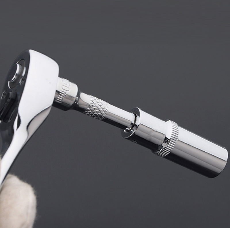 厂家供应多种规格小飞 长套筒铬钒钢六角加长型套筒工具套筒头