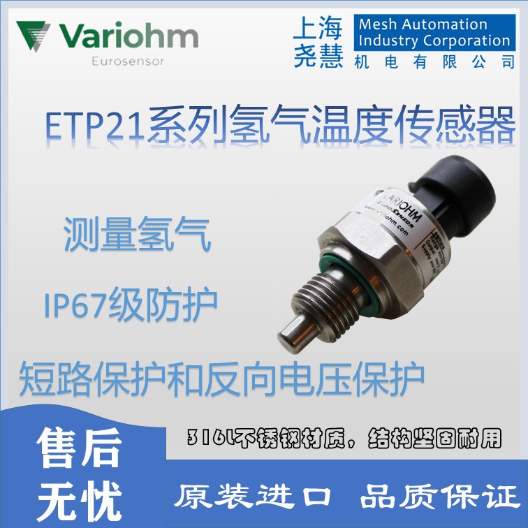 英国Variohm温度 ETP21H2 氢气传感器 燃料电池/氢气驱动 高压力