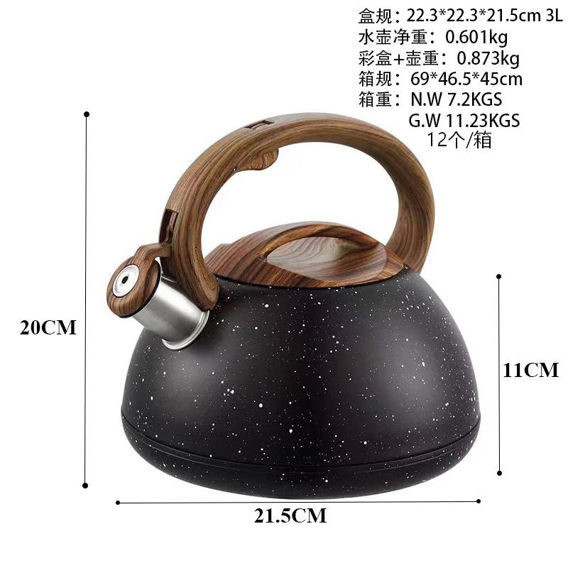 国境を越えたステンレス製ケトル卸売、高級感のある笛吹きケトル、家庭用笛吹きケトル、ホイッスルケトル