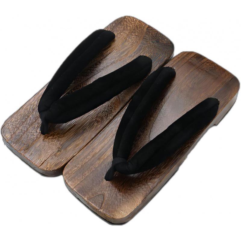 B 71273 Vintage Blue Print Wooden Clogs Retro Blue Print Wooden Clogs B 71273 Vintage Blue Print Wooden Clogs Retro Blue Print Wooden Clogs