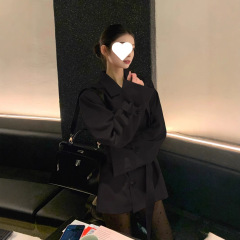 韩版设计感风衣外套女2025春秋新款英伦风小个子收腰气质短款大衣