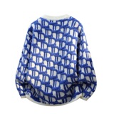 2026秋季青少年宽松圆领长袖针织开衫运动风格透气罗纹底摆，男装针织衫/毛衣，星座614