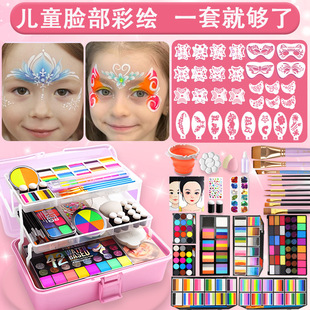 Children's Face Painting Paint Tool Set Face Painting Odor-Free Body Painting Face Material Water-Soluble Makeup Paint