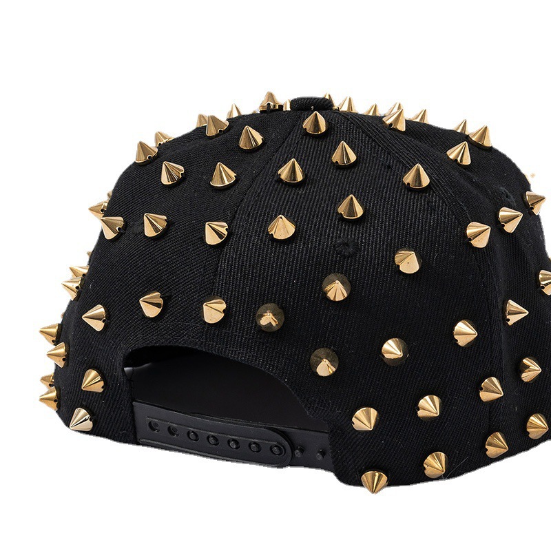 Einzigartige, mit Nieten besetzte Sommer-Baseballkappe für Damen und Herren – Sonnenschutz, lässig, vielseitig, elegant, mit flachem Schirm, trendiger Hut_voghion.com