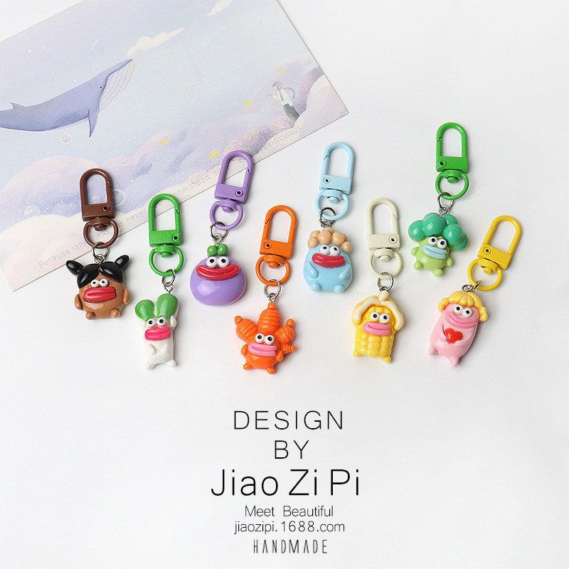 Funny Simulation Ugly Cute Vegetable Pendant Keychain Simple Personality Backpack Hanging Accessories Cute Fun Accessories Funny Simulation Ugly Cute Vegetable Pendant Keychain Simple Personality Backpack Hanging Accessories Cute Fun Accessories