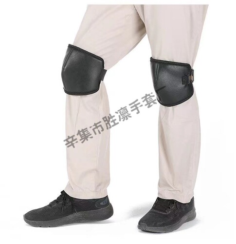 Winter warm knee pads with velvet lining, motorcycle electric vehicle knee pads, thickened elastic windproof and waterproof riding knee pads