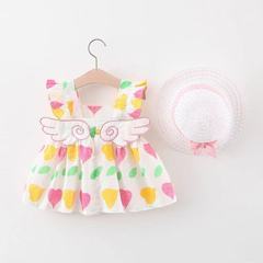 Children's clothing wholesale girls' summer dress new little girl tank top dress summer princess dress 1054