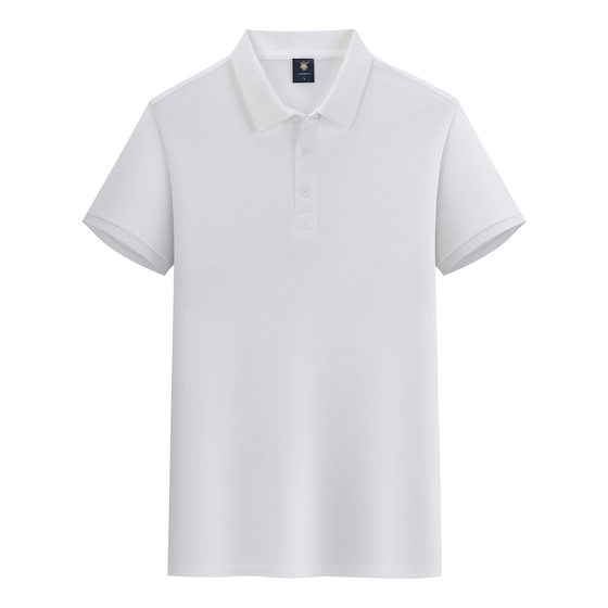Summer lapel short sleeve polo shirt custom work clothes logo printed men and women high-end feeling company event clothing embroidery