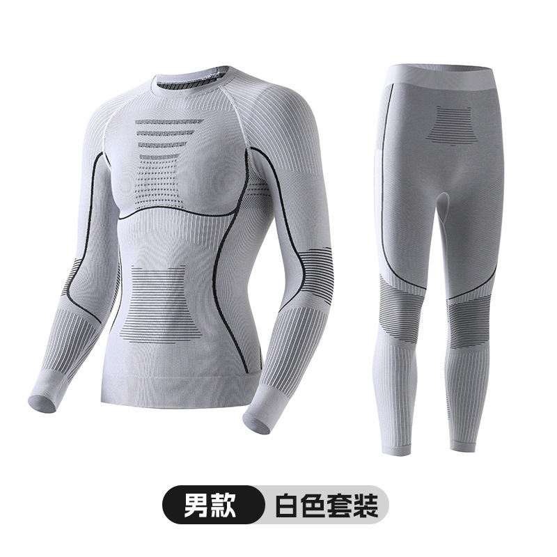 2025美利奴羊毛速干衣男滑雪内衣女压缩排汗保暖功能登山滑雪服冬|undefined