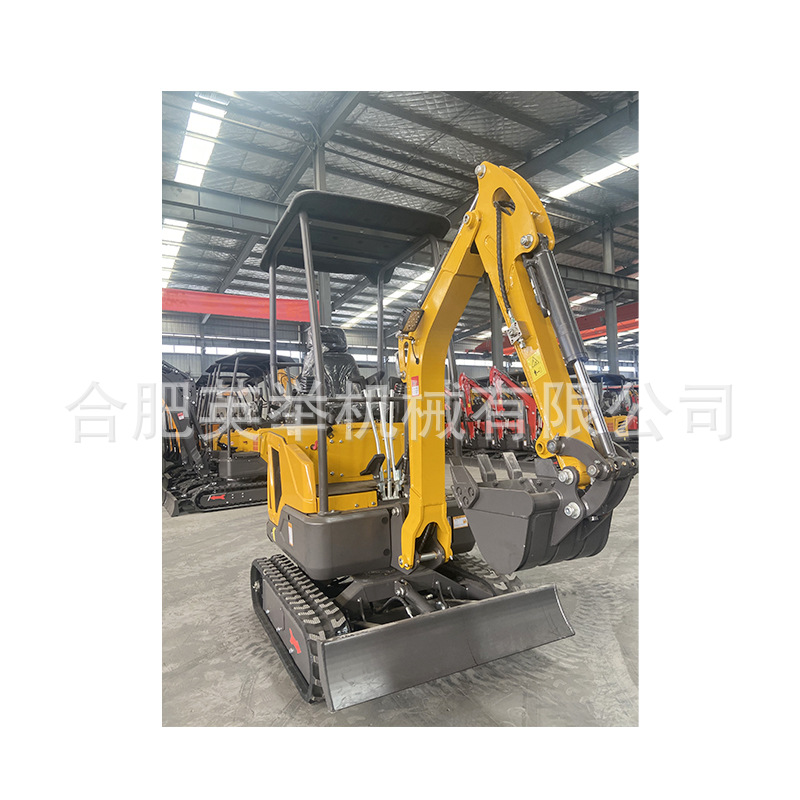 comercio exterior tipo YJ17 excavadora de operación piloto l tipo rastrea pequeña excavadora de huerto agrícola especial para huerto image 6