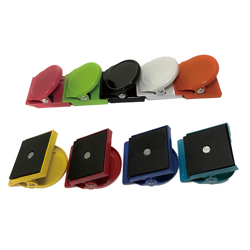 Creative magnet clip, magnetic refrigerator magnet, magnet note holder, message clip, color file magnetic clip