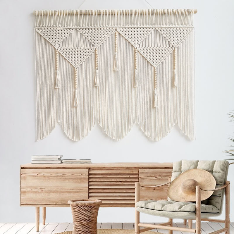 Cross-border Nordic Hand-woven Tapestry Amazon New Bohemian Hanging Simple Decorative Partition Door Curtain Cross-border Nordic Hand-woven Tapestry Amazon New Bohemian Hanging Simple Decorative Partition Door Curtain