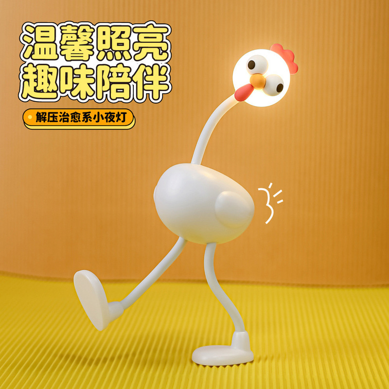 跨境新款创意小夜灯办公桌面摆件迷你台灯学生学习床头灯批发工厂|undefined