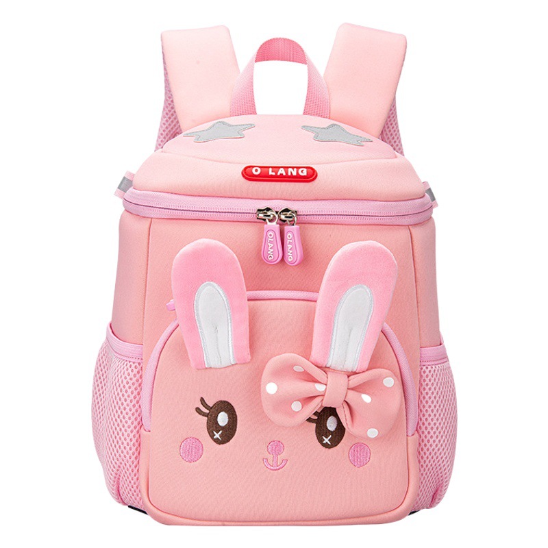 Nuevo conejo mochila para niños ultraligera protección de la columna vertebral alivio de la carga material de buceo anti-perdida mochila de Jardín de Infantes Escuela Primaria estudiante mochila