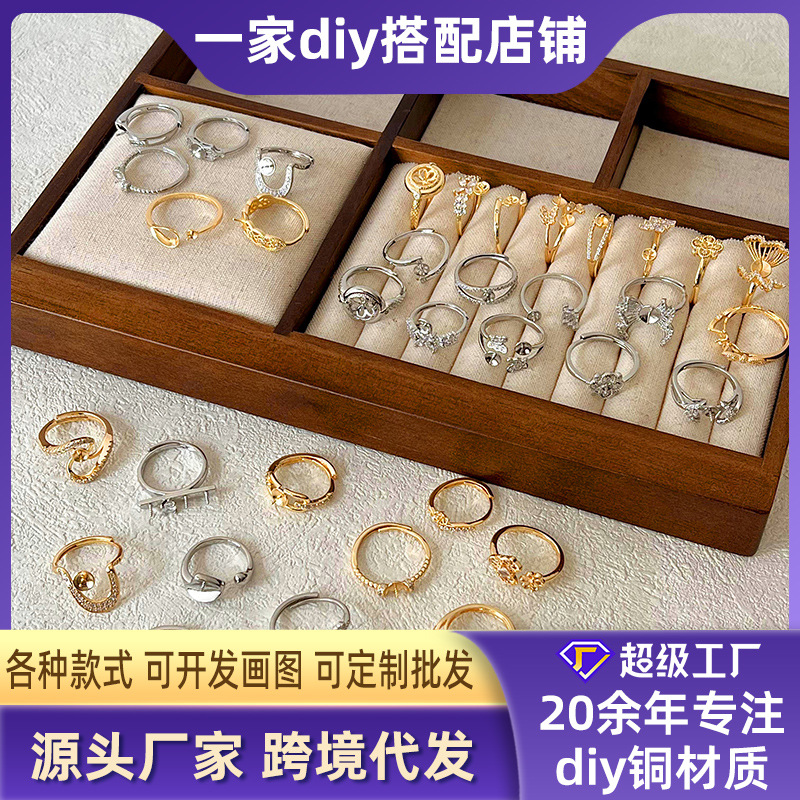 Small design one size wedding ring pearl