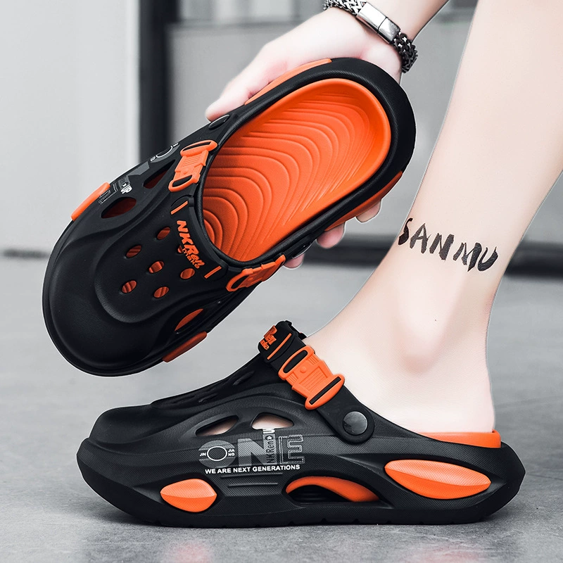 Мужская обувь Croc, летняя модная брендовая верхняя одежда, нескользящие спортивные тапочки, мужские пляжные сандалии