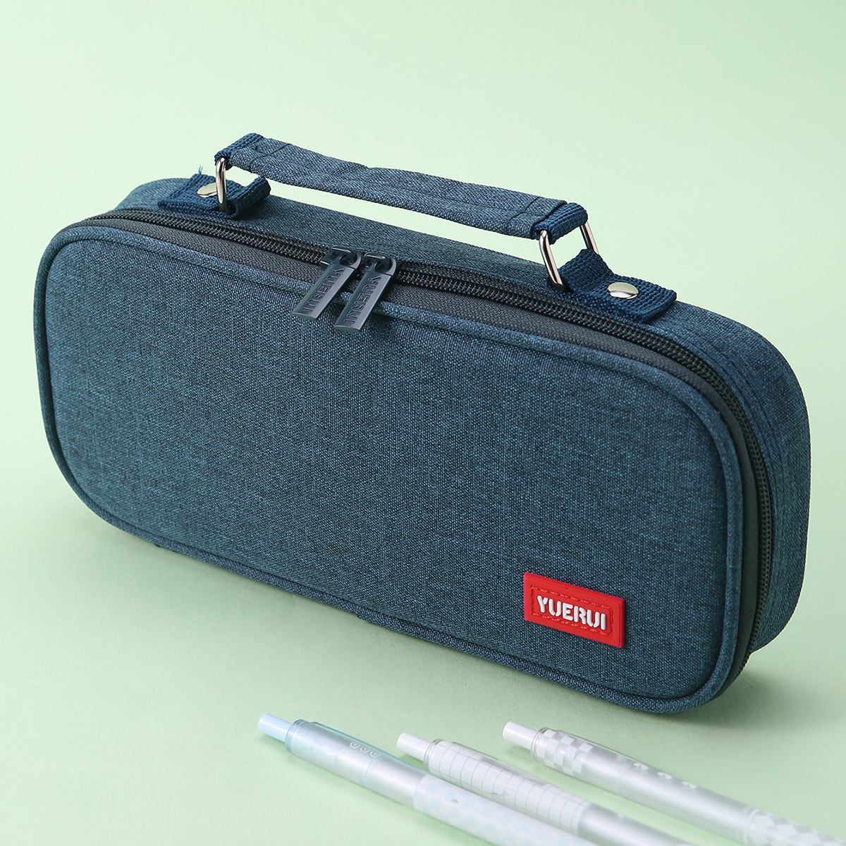 Handheld pencil case, cosmetic bag, school storage system, for teenagers 4