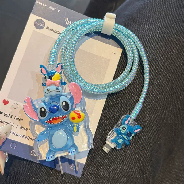 Overlay transparent shell [Candy Stitch] dazzling blue complete set