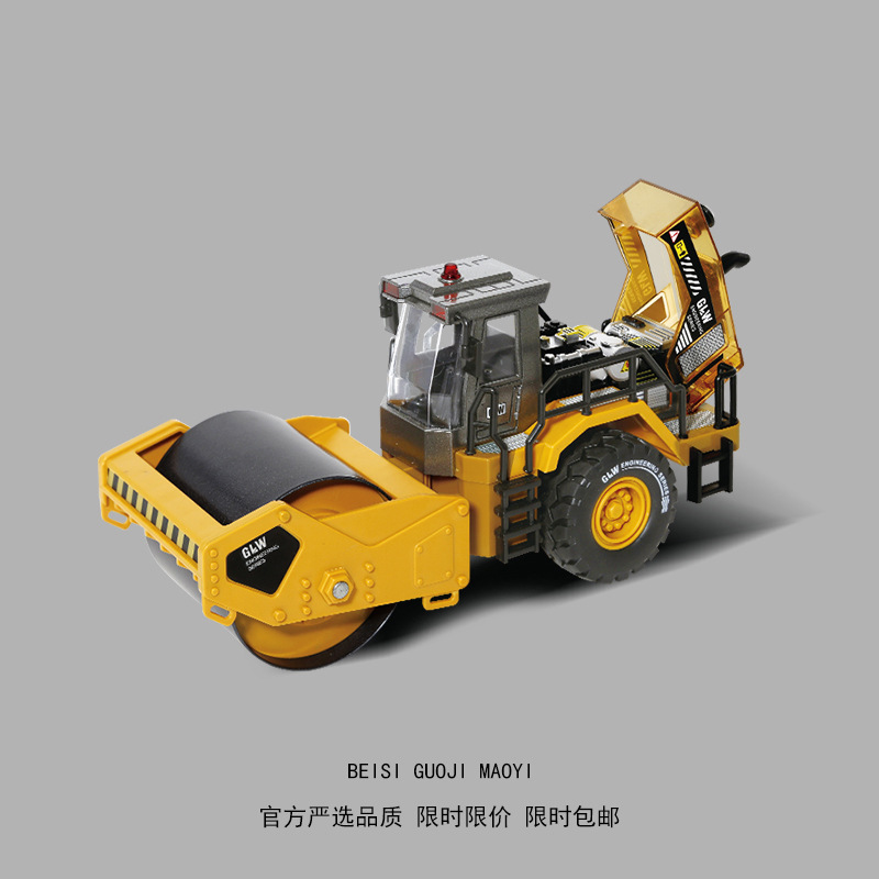 Strict Selection of Large Alloy Roller Toys for Children Bulldozer Forklift Excavator for Boys Press Machine for Engineering Vehicle suit