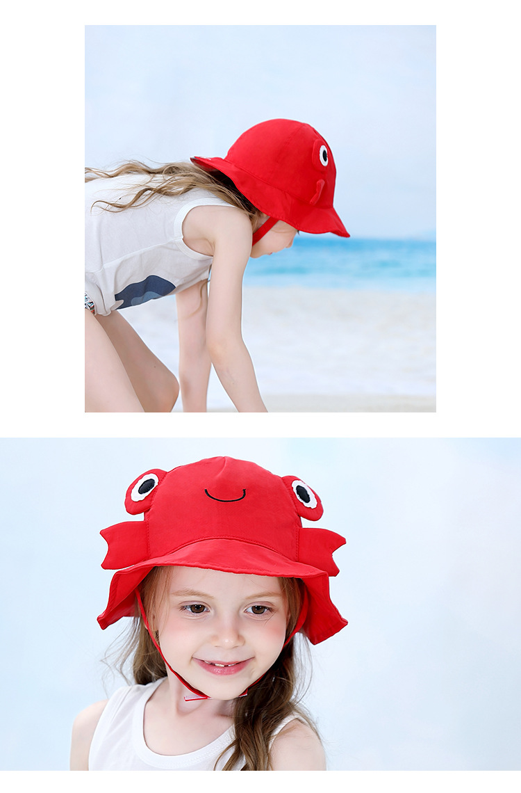 螃蟹边帽-红色_11
