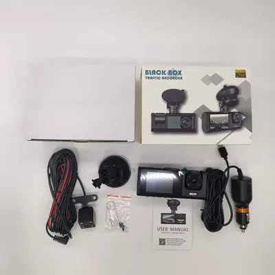 C309 Three-Lens Wifi Dash Cam Driving recorder - 309-in-front-of-the-car-inside-the-car-and-behind-the-car