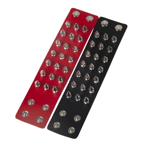 Cross-border hot selling European and American punk style exaggerated sharp rivet bracelet bracelet gothic leather bracelet factory direct sale