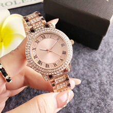 厂家供应新款镶钻设计女表跨境直播手表爆款小红书女士高端腕表