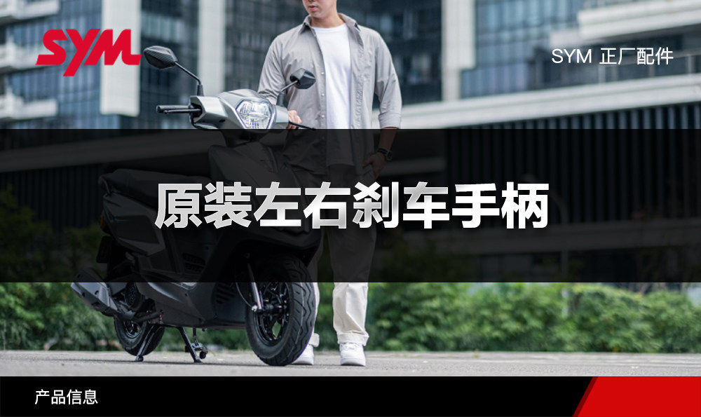Original Genuine Sanyang Scooter Motorcycle Dijue 125 Left and Right Brake Handle, Front and Rear Brake Lever, Handlebar