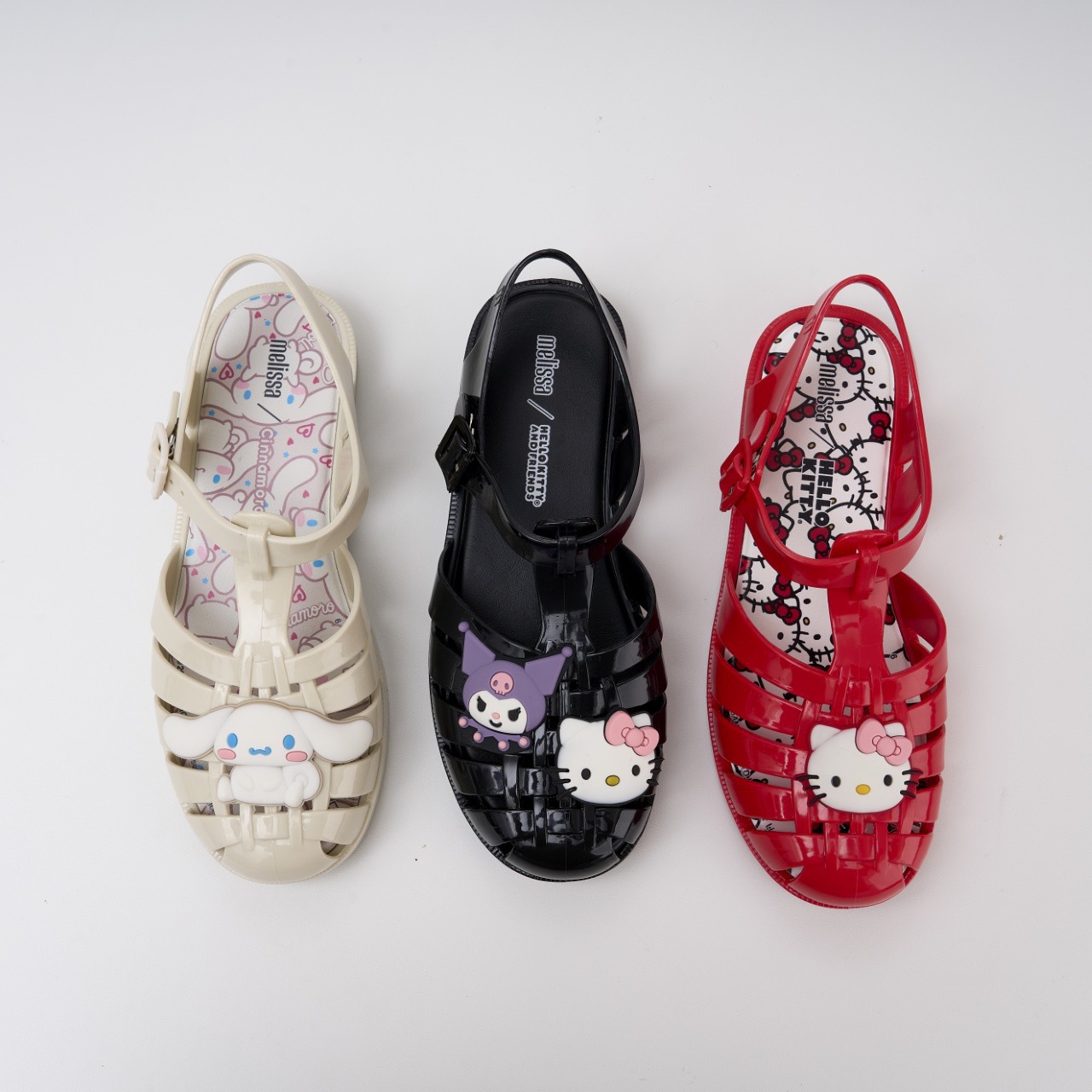 26 yil Melissa jelly ayaqqapı ayol Kitty nomli paket bosh torlama Sanrio ayol ayaqqapı
