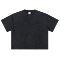 Washed black (boxy short and wide style short sleeves)