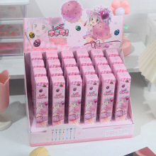 SHUGOCHARA520按动盲盒中性笔挂件笔卡通日系少女盲抽写字笔整盒