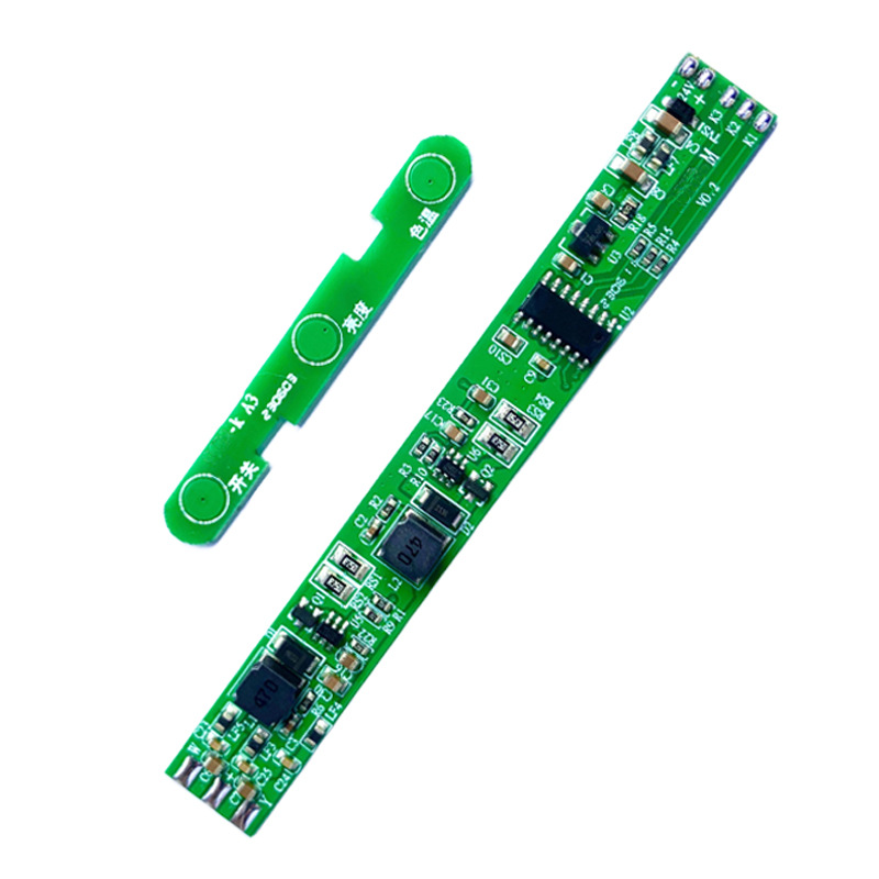 3 버튼 터치 스위치 LED 데스크 램프 회로 기판 3 단 무단 디밍 컬러 터치 금형 침대 옆 야간 조명 PCBA