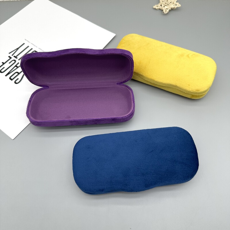 Glasses box flannel glasses box myopia sunglasses sunglasses velvet student wholesale portable fashion sunglasses box
