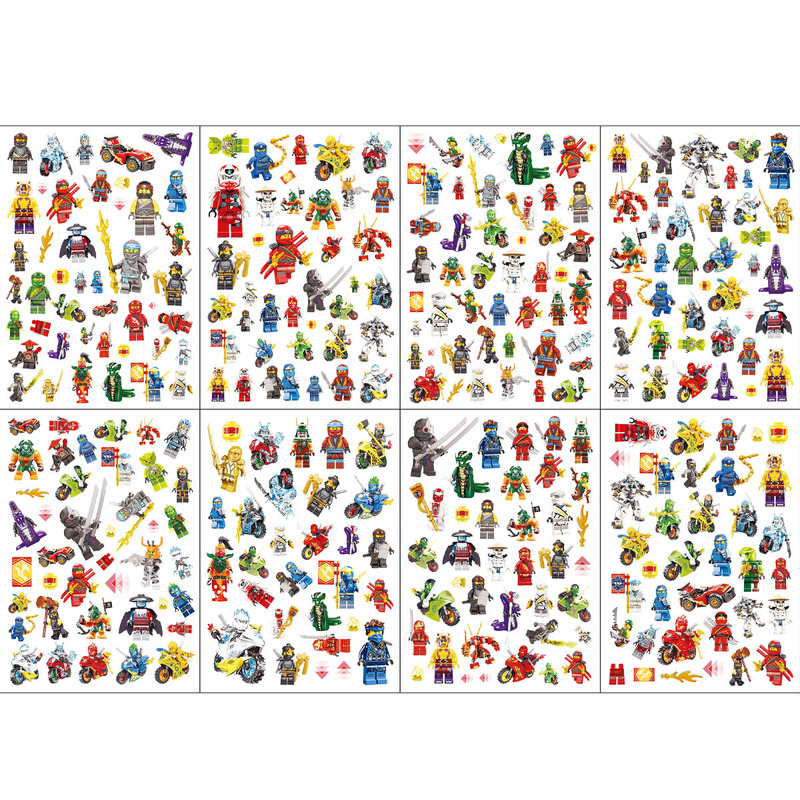 Amazon Cross-Border E-Commerce Cartoon Ninja Tattoo Stickers Water Transfer Printing Children's Birthday Party Gifts Amazon Cross-Border E-Commerce Cartoon Ninja Tattoo Stickers Water Transfer Printing Children's Birthday Party Gifts