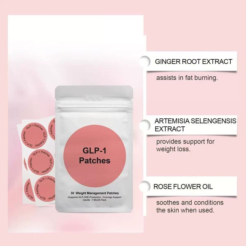 跨境TK亚马逊爆款 GLP-1 Body care Patches with L 身体护理贴片|undefined