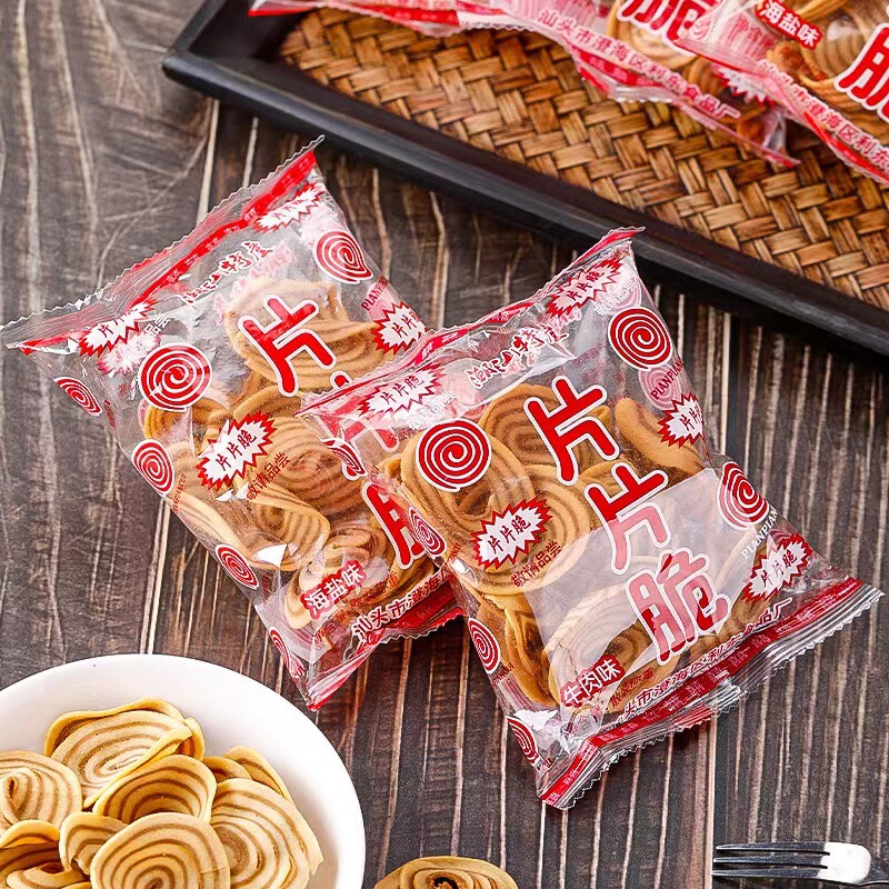 Cat ears Chaoshan specialty slice crispy crispy expansion fried nostalgic snack slice fragrant casual snack wholesale