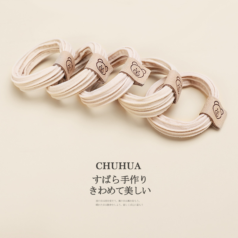 Diadema sin costuras tocado accesorios para el cabello banda para el cabello estilo coreano femenino Cola de Caballo corbata pelo no duele banda de goma elástica pelo cuerda al por mayor